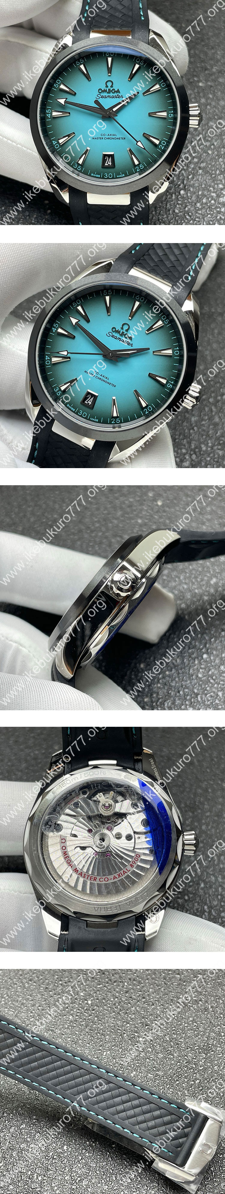 【VS工場ブランド時計コピー】 オメガ シーマスター アクアテラ41mm ターコイズ文字盤 220.32.41.21.03.001 新品発見