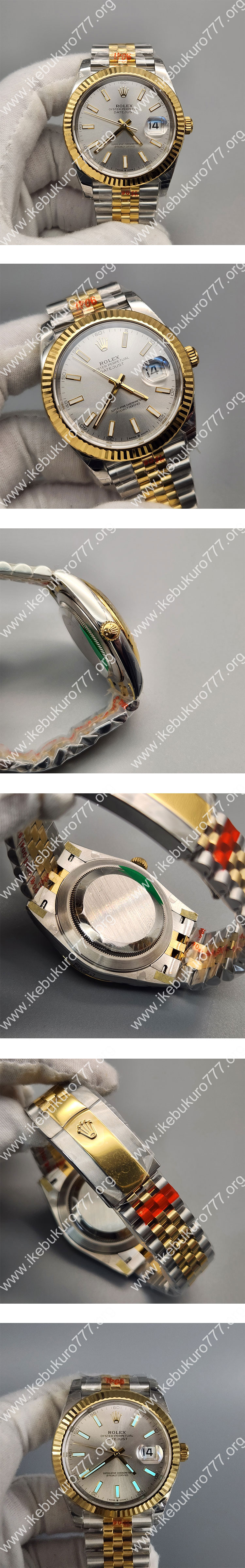 【XT製 気分上昇】ロレックスコピー時計 M126333-0002 デイトジャスト 41mm シルバー