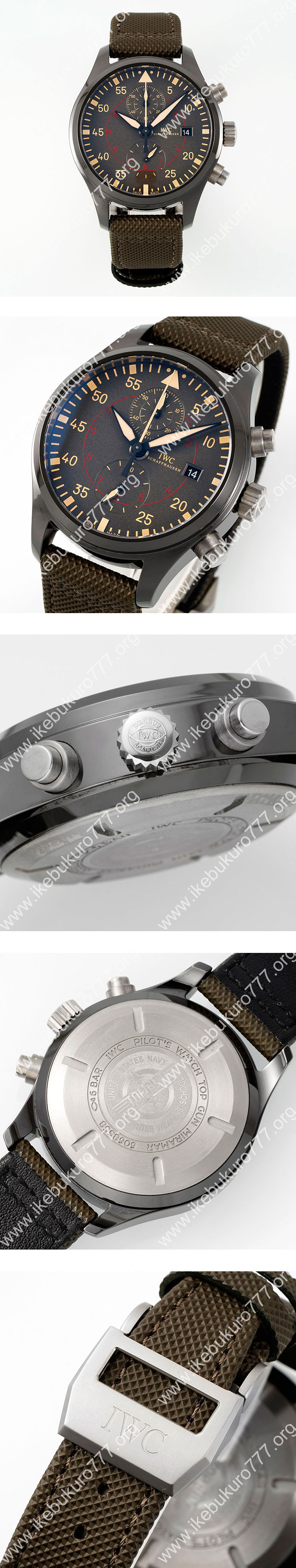 【APS製 IWCコピー時計】IW388002 インターナショナルウォッチカンパニー パイロットウォッチ クロノグラフ トップガン ミラマー