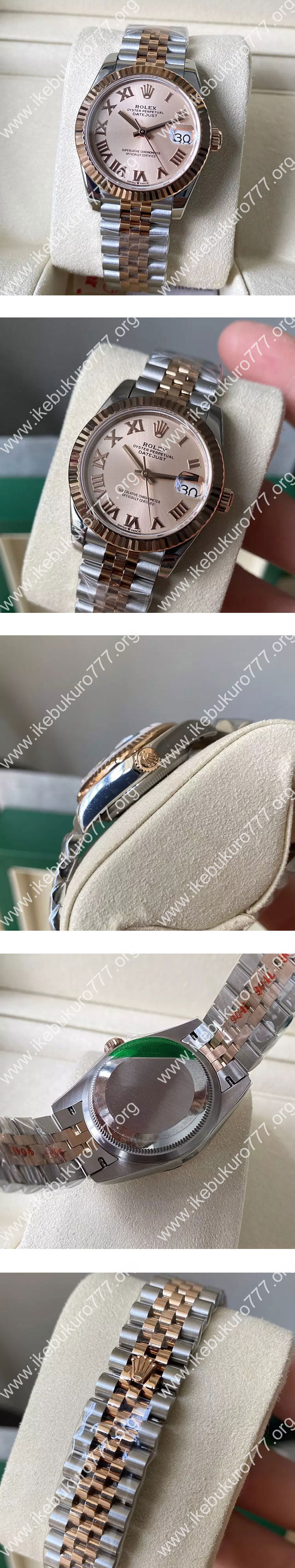 【GM製 サンダスト ローマ】ロレックスコピー M278271-0006 デイトジャスト 31mm レディース時計