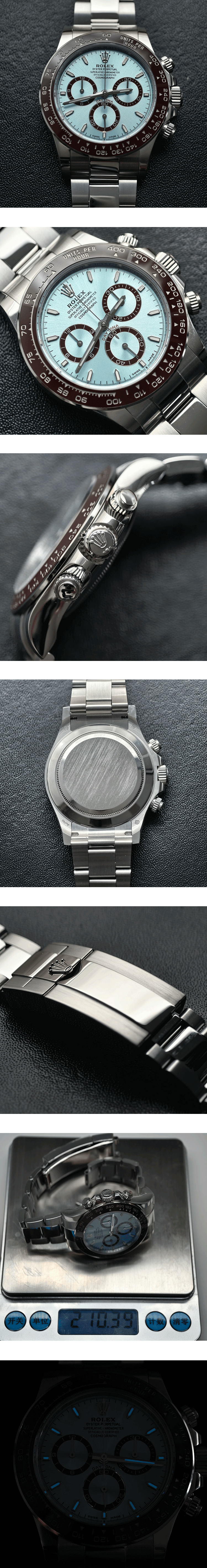 【加重版 砲金】ロレックスコピー126506 コスモグラフデイトナ 40mm アイスブルー (BDS製造)