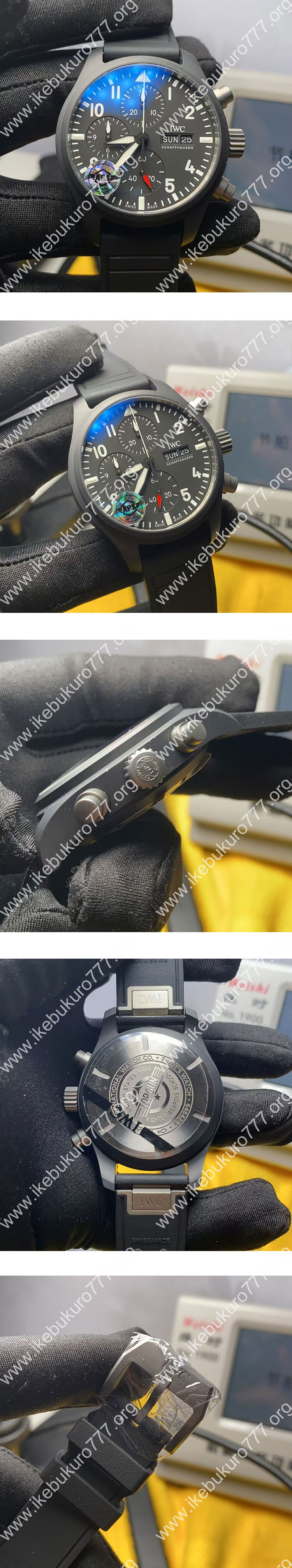 APS製  IWCコピーパイロット ウォッチ クロノグラフ トップガン レイク タホ IW389401 実用性抜群