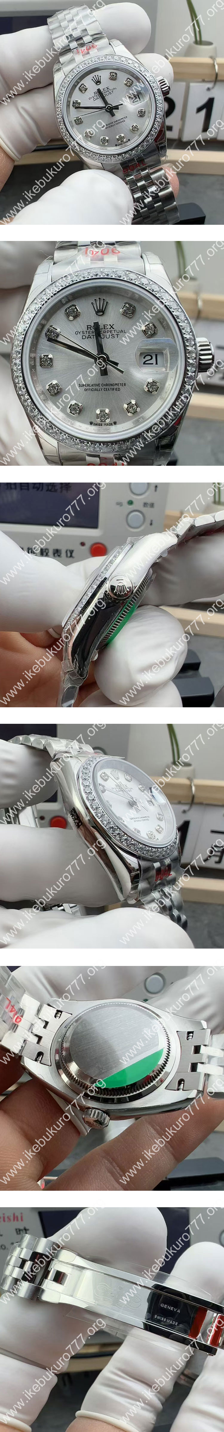 (GM製)ロレックスコピー デイトジャスト 279139RBR シルバー 28mm 贈り物に最適