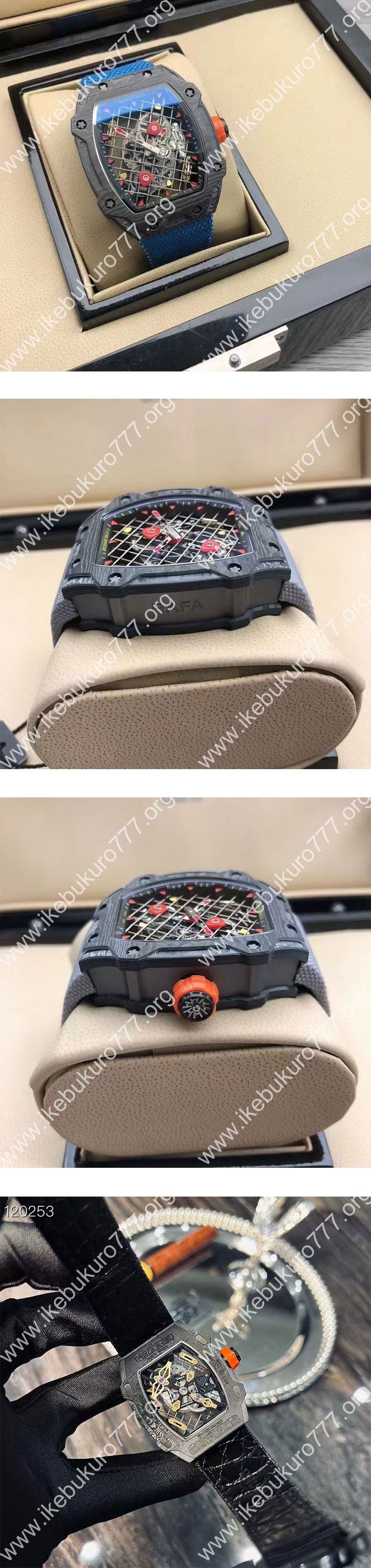 BB製高品質 リシャール·ミルコピー トゥールビヨン ラファエル・ナダル RM 27-04 世界限定50本