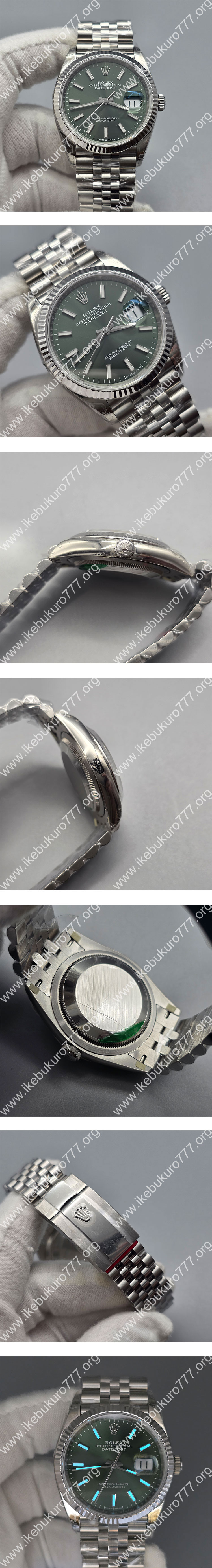 VS工場製 ロレックスコピー M126234-0051 デイトジャスト 36mm グリーン 優れた精度