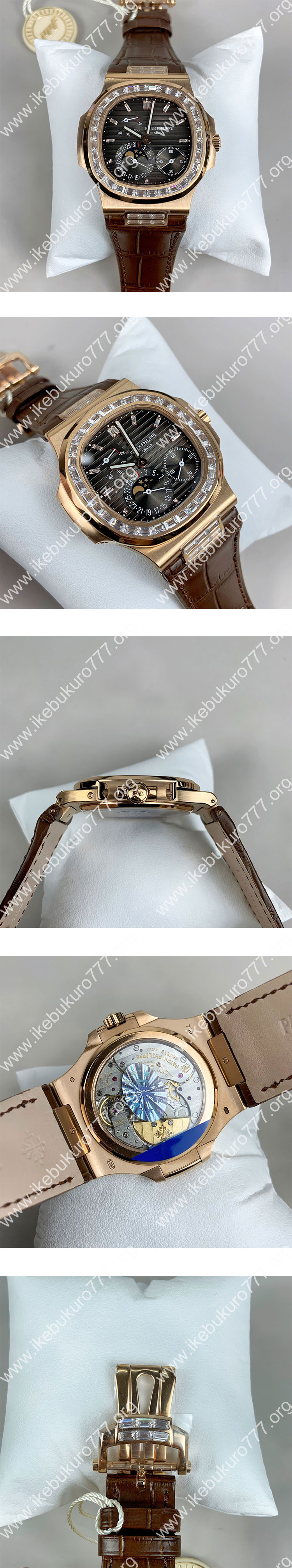 【PPF製 機能面で完璧な復刻】最強のパテック・フィリップコピー時計 5724R-001 ノーチラス 40mm ダークブラウン