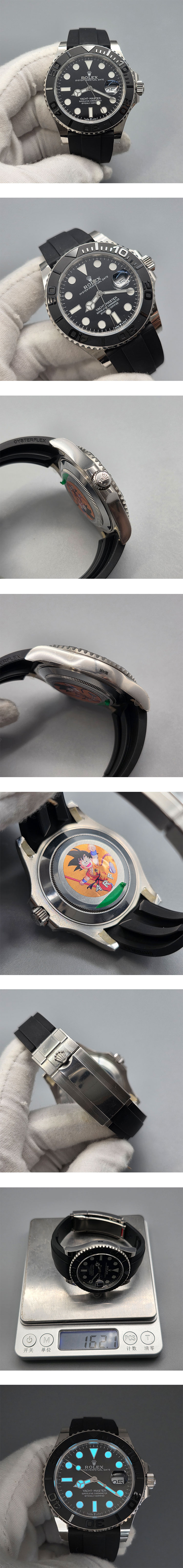 【ARF製加重版】ロレックスコピーM226659-0002 ヨットマスター 42mm ブラック文字盤 Cal.3235