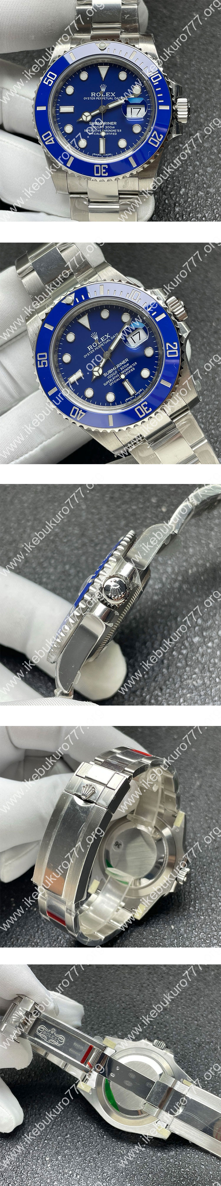 【VS工場】ロレックスコピー サブマリーナー デイト 116619LB ブルー 3135搭載