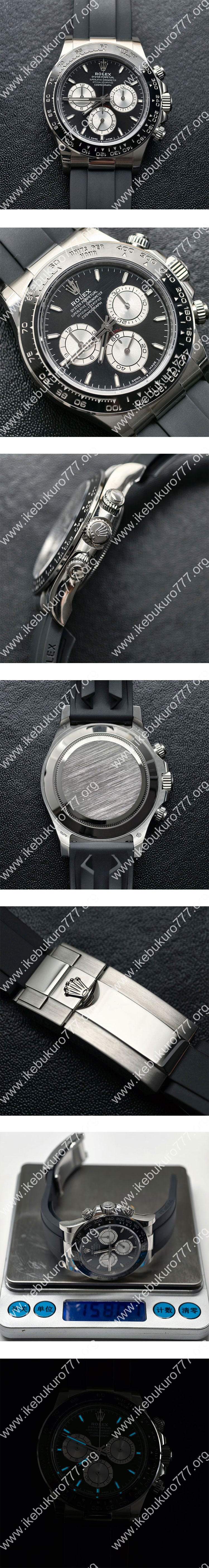 【BDS製造スーパーコピー時計】ロレックス 126519LN コスモグラフデイトナ40mm ブライトブラック/スチール 加重版