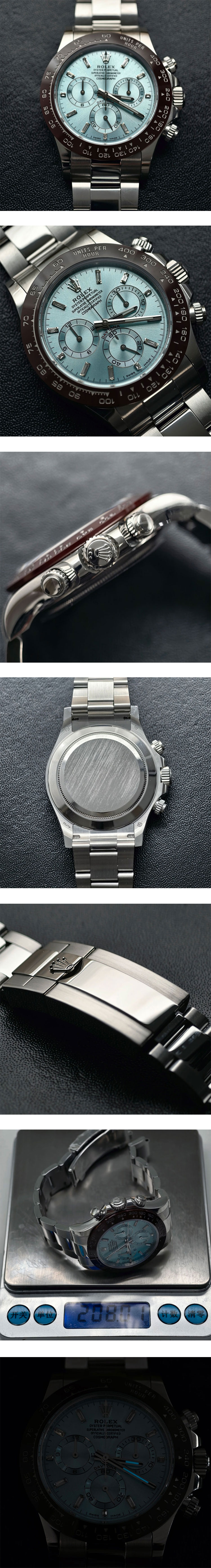 【加重版 砲金】ロレックスコピー コスモグラフデイトナ M116506-0002 40mm(アイスブルー) (BDS製造)