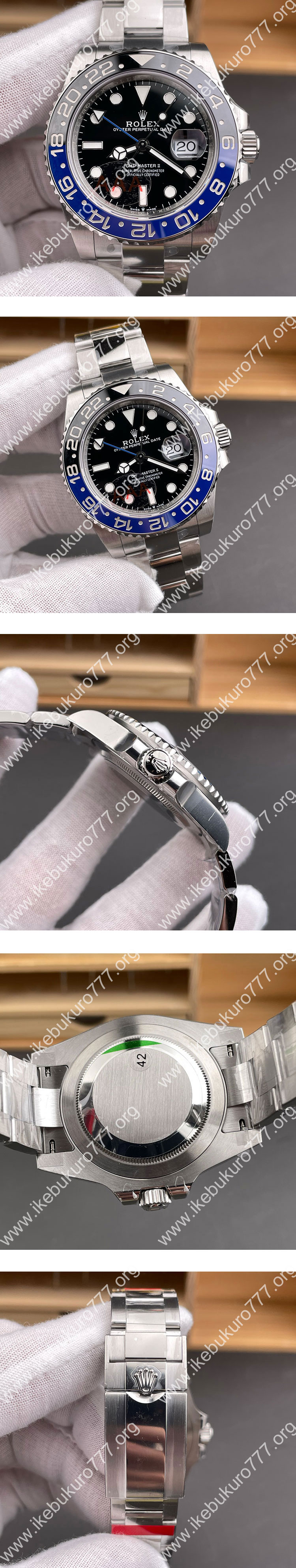 【VS工場 最高精密】 ロレックススーパーコピー時計M126710BLNR-0003 GMTマスター II  タントン3285搭載(バットマン)