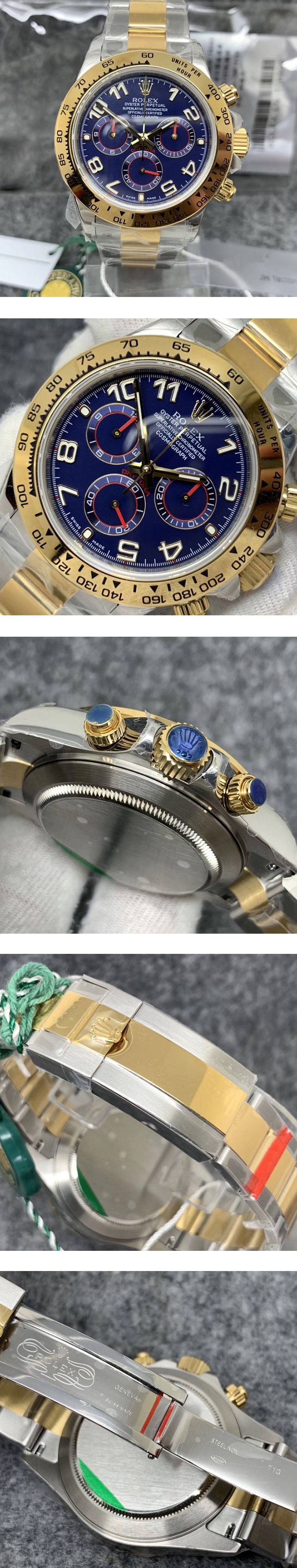 (TW製造メーカー)ロレックスコピーコスモグラフデイトナ 116503 ブルー 腕時計通販