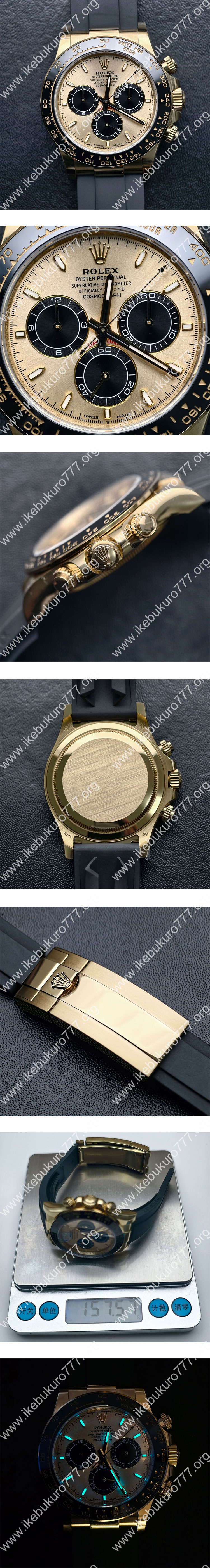 BDS製ロレックススーパーコピー時計 コスモグラフデイトナ M126518LN-0012 (加重版 砲金)