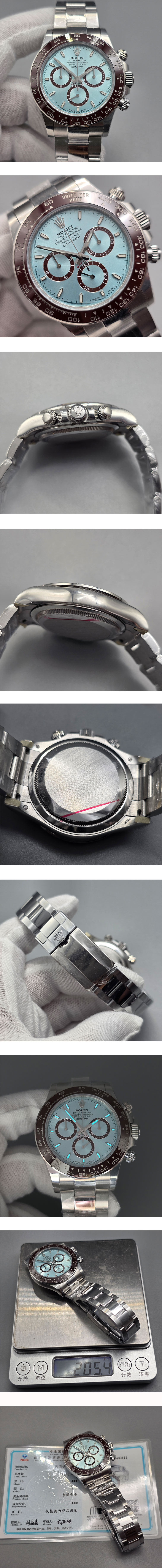 【加重版 砲金】ロレックスコピー126506 コスモグラフデイトナ 40mm アイスブルー (BDS製造)