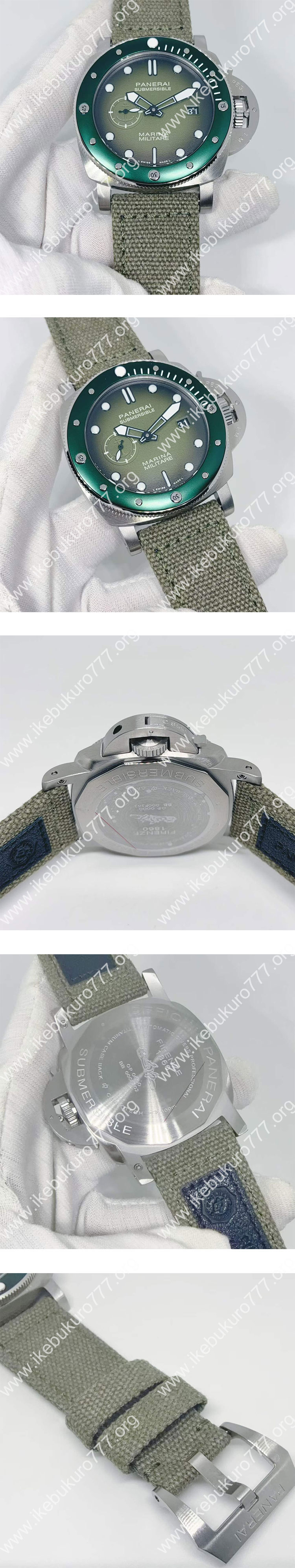 QM製 パネライスーパーコピー時計 サブマーシブル マリーナ ミリターレ PAM01697 質感良好