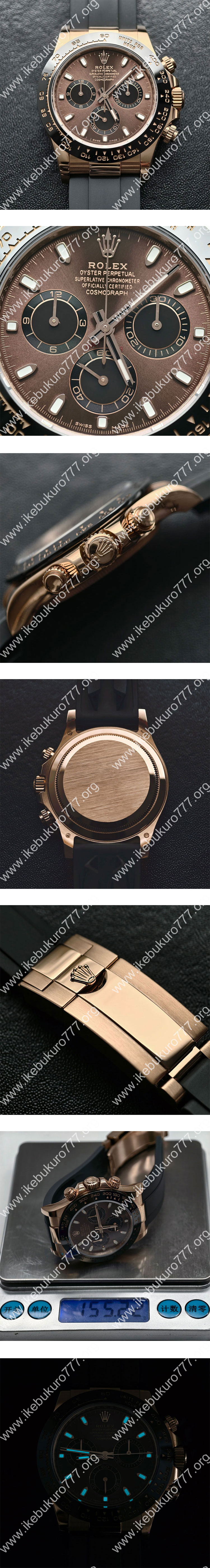 BDS工場 ロレックスコピー コスモグラフ デイトナ M116515LN-0041 (加重版 砲金ハイランク)