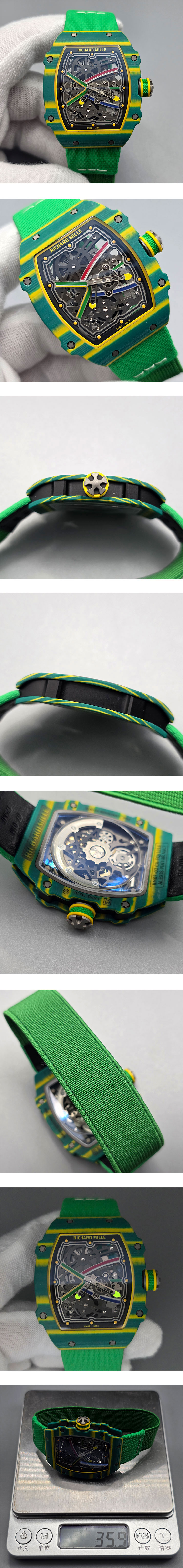 (XT工場)リシャールミル  RM67-02 CA-FQ 電池式ウェイド・バンニーキルク スプリント 安値スーパーコピー時計