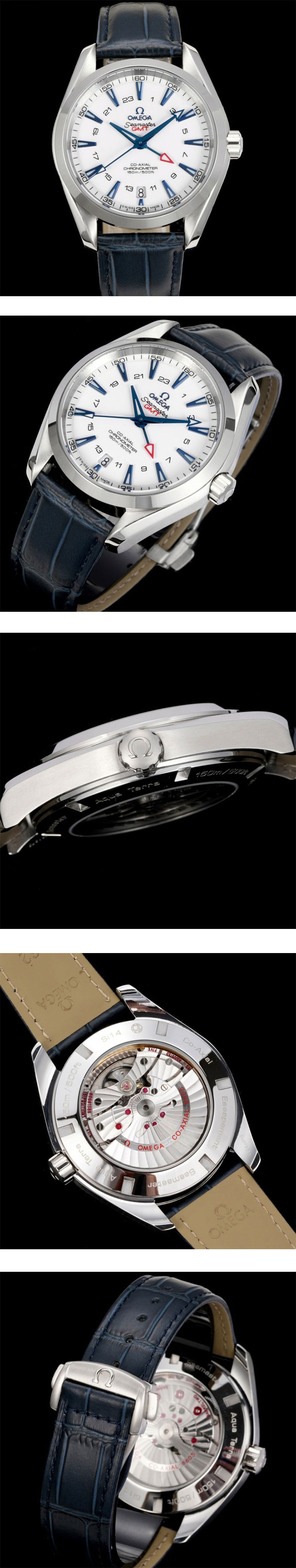 オメガ 231.92.43.22.04.001シーマスター アクアテラ 150M コーアクシャル GMT 43mm OVS製スーパーコピー時計