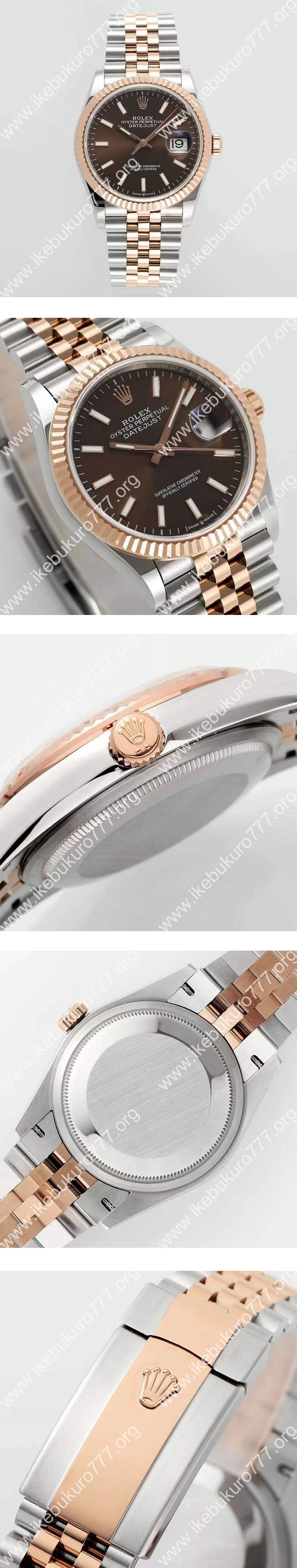 ARF工場 ロレックスコピー M126231-0025 デイトジャスト 41mm チョコレート