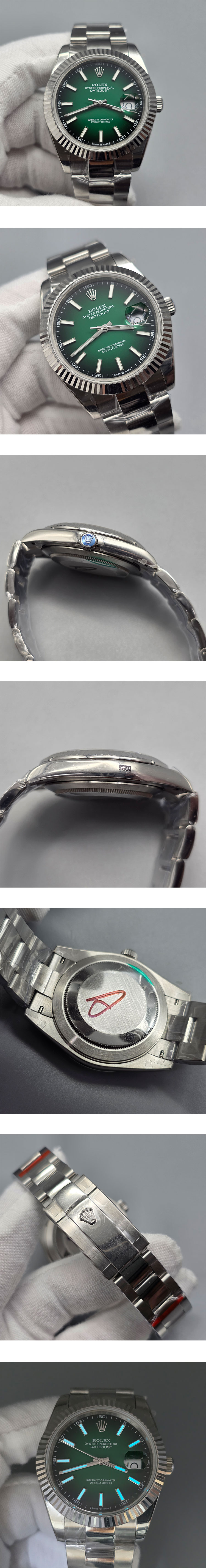 【GM製】ロレックスコピー 126334 デイトジャスト 41mm ダークグリーン文字盤