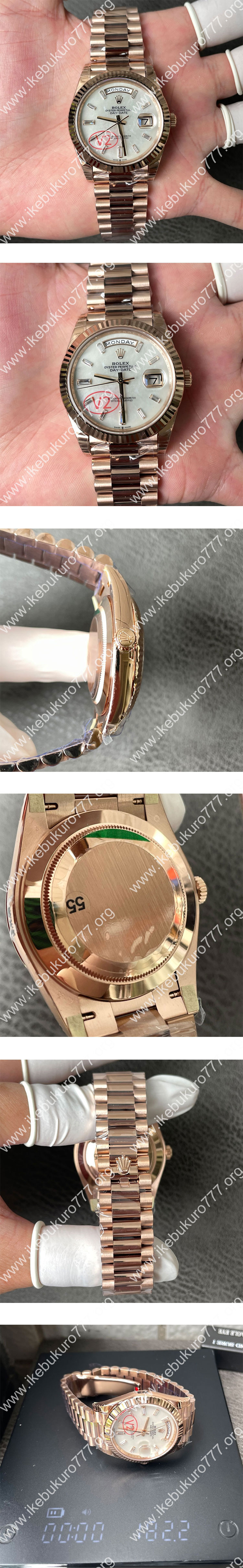 【VS製 加重版】ロレックスコピーデイデイト M228235-0056最高ランク40mm