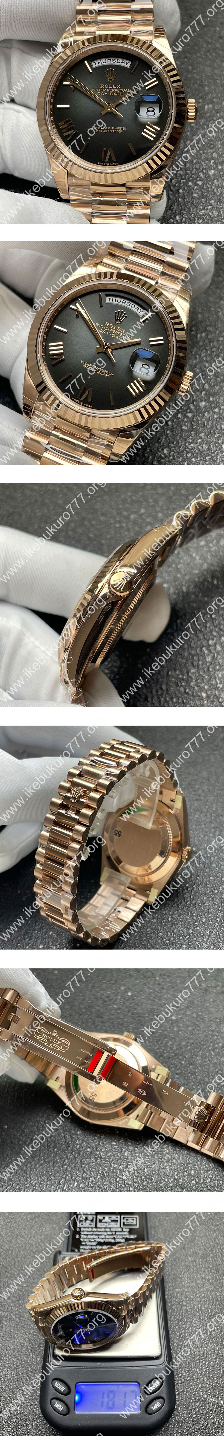 【VS製 加重版】ロレックスコピー M228235-0055 デイデイト 40mm 優れた精度