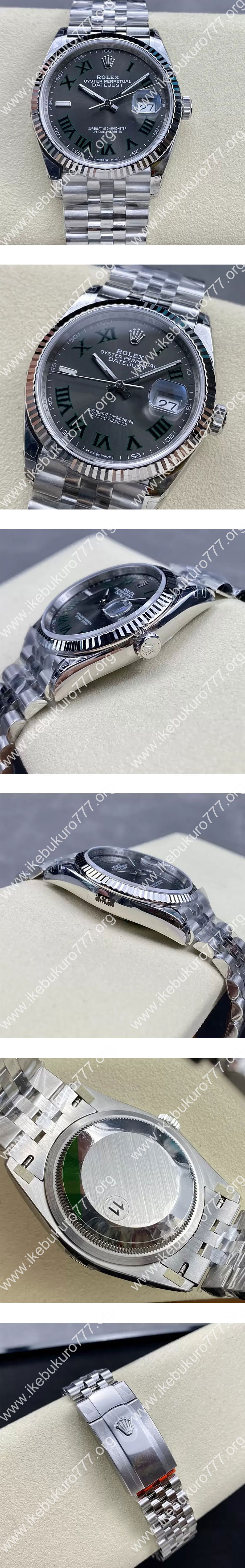 VS製 ロレックスコピー M126234-0045 デイトジャスト(ケース径36mm) スレートローマ