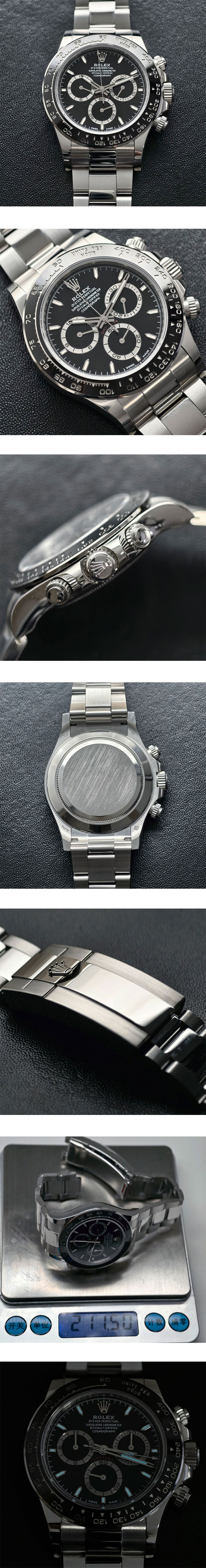 【BDS製造加重版 砲金】 ロレックスコピーM126500LN-0002 コスモグラフデイトナ 最高精密