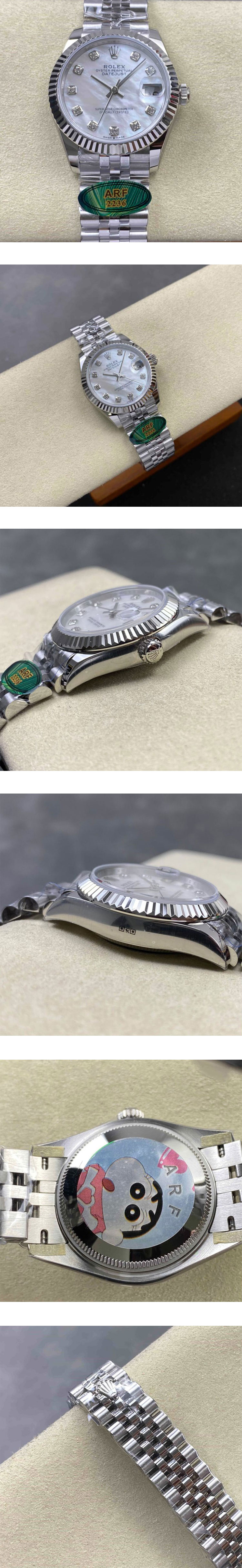 【ARF製 2236搭載】ロレックスコピー M278274-0006 デイトジャスト 31mm シェル 決定的瞬間