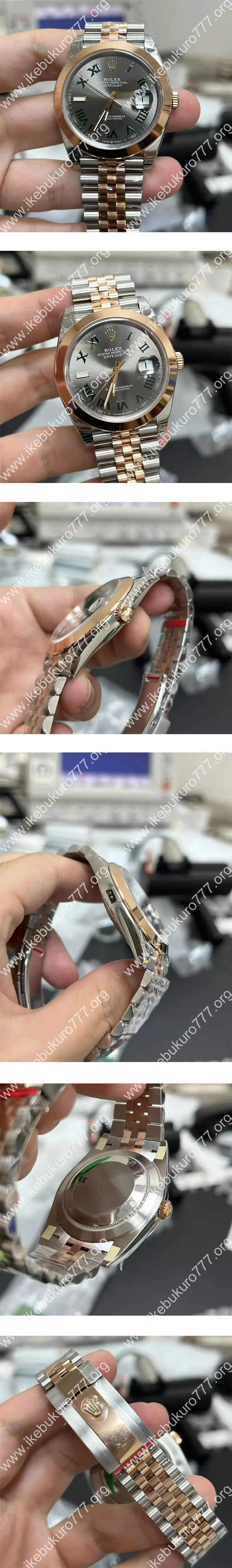 VS製工場 ロレックスデイトジャストコピー 126301ケース径41mm グレー文字盤 品質5年連続№1