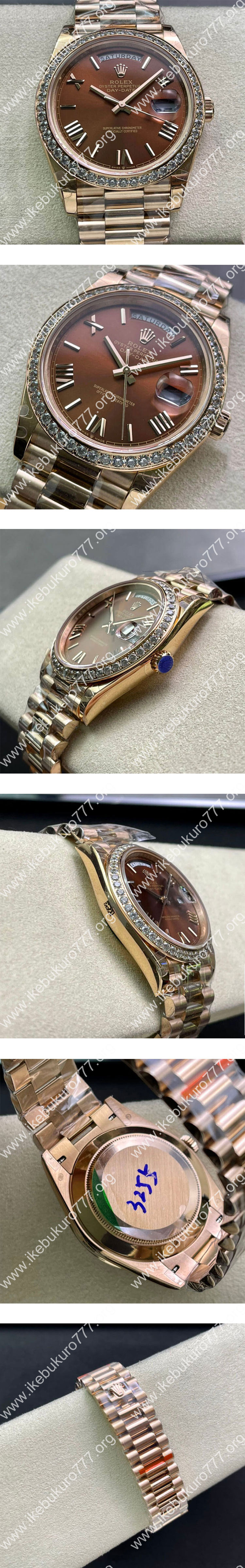 (GM製造 ブラウン)ロレックスデイデイトM228345RBR-0009 トップ品質 絶好な