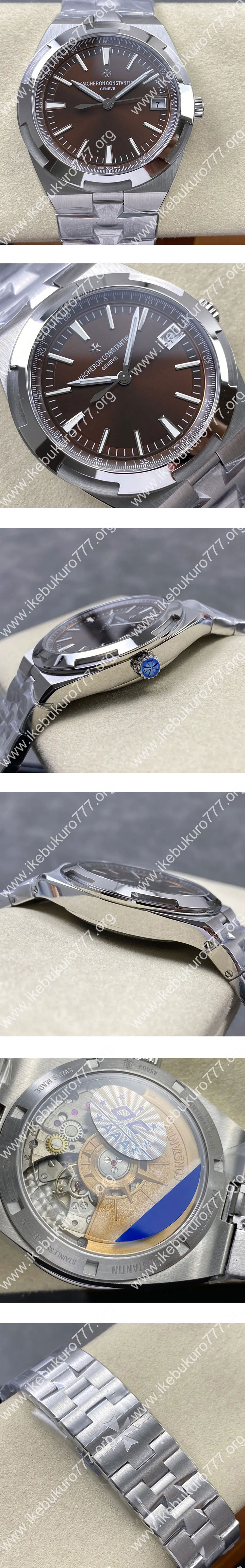 PPF製レプリカ時計 ヴァシュロン・コンスタンタン 4500V/110A-B146 オーヴァーシーズ 41mm ブルー Cal.5100搭載!