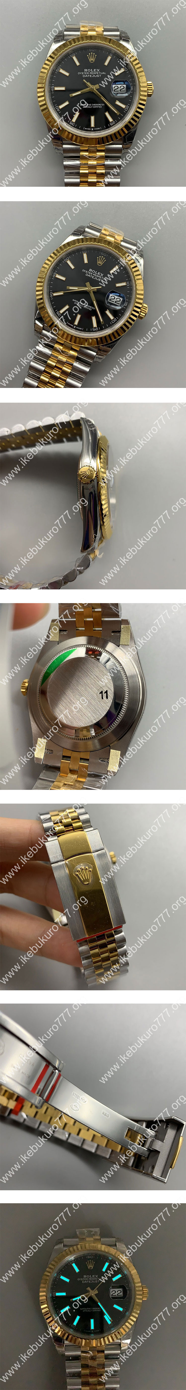 VS製 ロレックスコピー M126333-0014 デイトジャスト 41mm ブラック ジュビリー 優れた精度