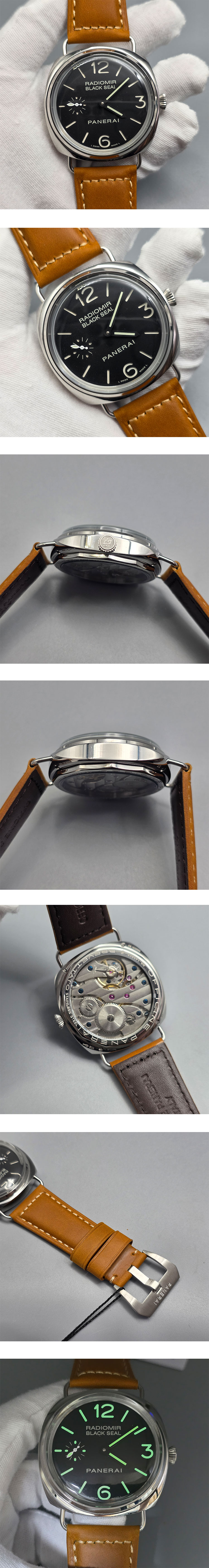腕時計専門販売 PANERAI ラジオミール ブラック シール 21600振動 Hand-winding スーパールミナンス  シーンを選ばず