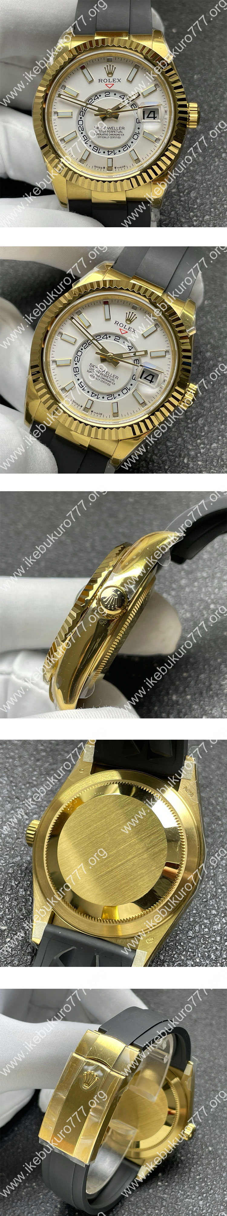 【B工場】 ロレックスコピー 336238 スカイドゥエラー 42mm ホワイト 加重版