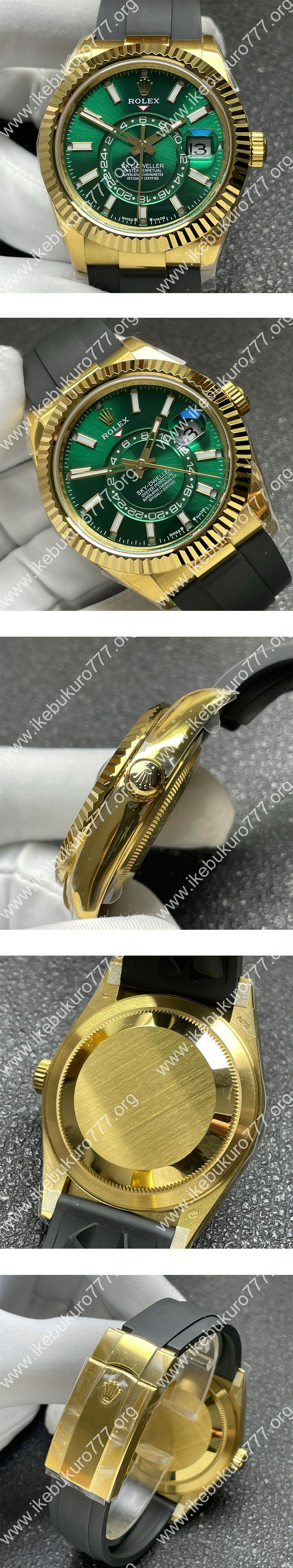 【加重版 グリーン】  336238 スカイドゥエラー 42mm B工場ロレックスコピー時計