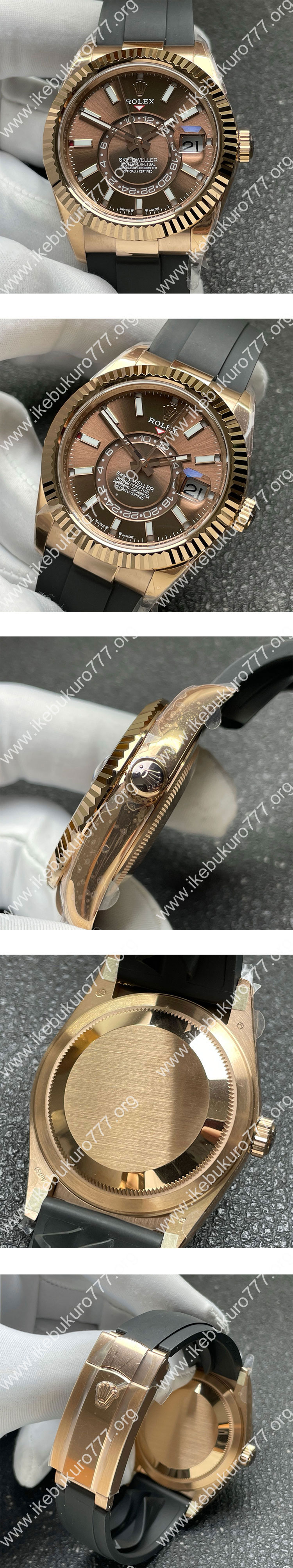 【加重版 ロレックスコピー】 M336235-0004スカイドゥエラー 42mm B工場 チョコレート