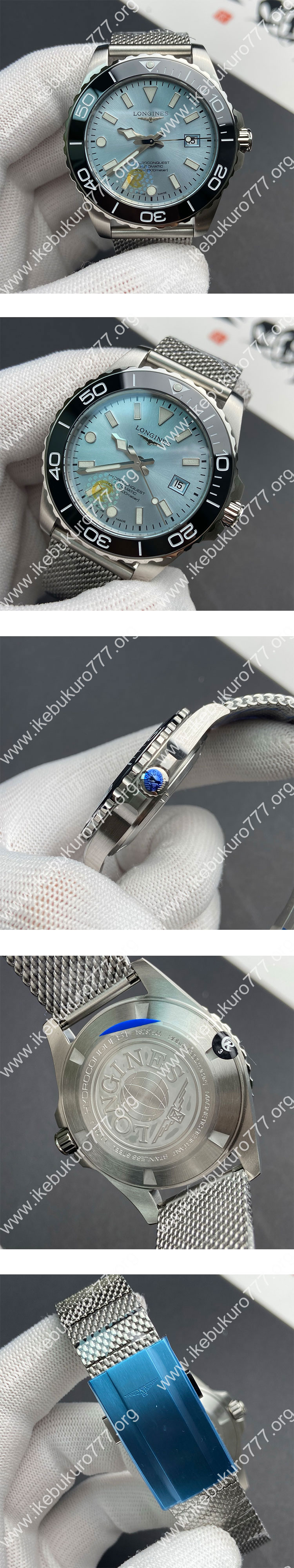 【CR (AF)工場 アイスブルー】ロンジンコピーL3.788.4.99.6 ハイドロコンクエスト 42mm