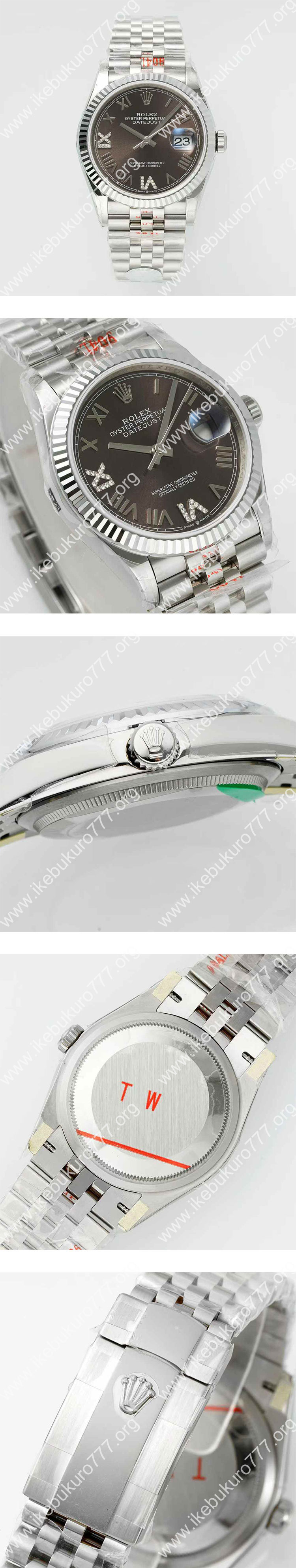 【TW製 超大人気】  ロレックスコピー M126234-0071 デイトジャスト 36mm ダークグレー