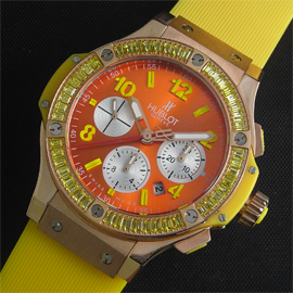 新着腕時計ウブロビックバン(オレンジ文字盤)