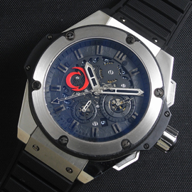 動力完璧 HUBLOT King Power アリンギ Asian 7750搭載C クロノグラフ完全稼動 カレンダー Automatic