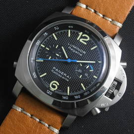 【スーパーコピー時計】PANERAI ルミノール レガッタ ラトラパランテ PAM00286 クロノグラフ AUTOMATIC ブラック