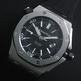 【高評ストア】AUDEMARS PIGUET ロイヤルオーク オフショア スクーバ Swiss 2836-2 AUTOMATIC デイト ブラック