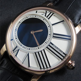 スタイリッシュ腕時計 CARTIER カプティブ ドゥ カルティエ Asain 21600振動 AUTOMATIC 42mm  ホワイト&ブルー