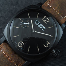 パネライ　 ラジオミール　PAM532， Asian 21600振動 ムーブメント搭載 (手巻き)，ハイエンドモデル！