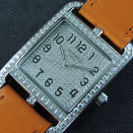 コピー時計特集エルメス　ケープコード(レディース腕時計全面ダイヤモンド)