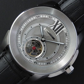 品質厳選 CARTIER カリブル ドゥ カルティエ Asian 21600振動 AUTOMATIC クロノメーター グレー