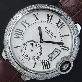 機能性良い CARTIER カリブル ドゥ カルティエ Asian 21600振動！Automatic カレンダー表示 ホワイト