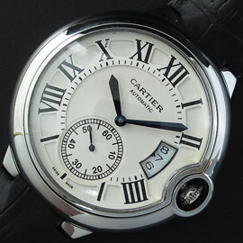 完成度が完璧 CARTIER カリブル ドゥ カルティエ，Asian 21600振動！AUTOMATIC  デイト  鏡面仕上げ