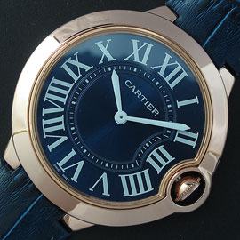 新発情報カルティエ バロンブルー メンズ腕時計18Kイエローゴールド
